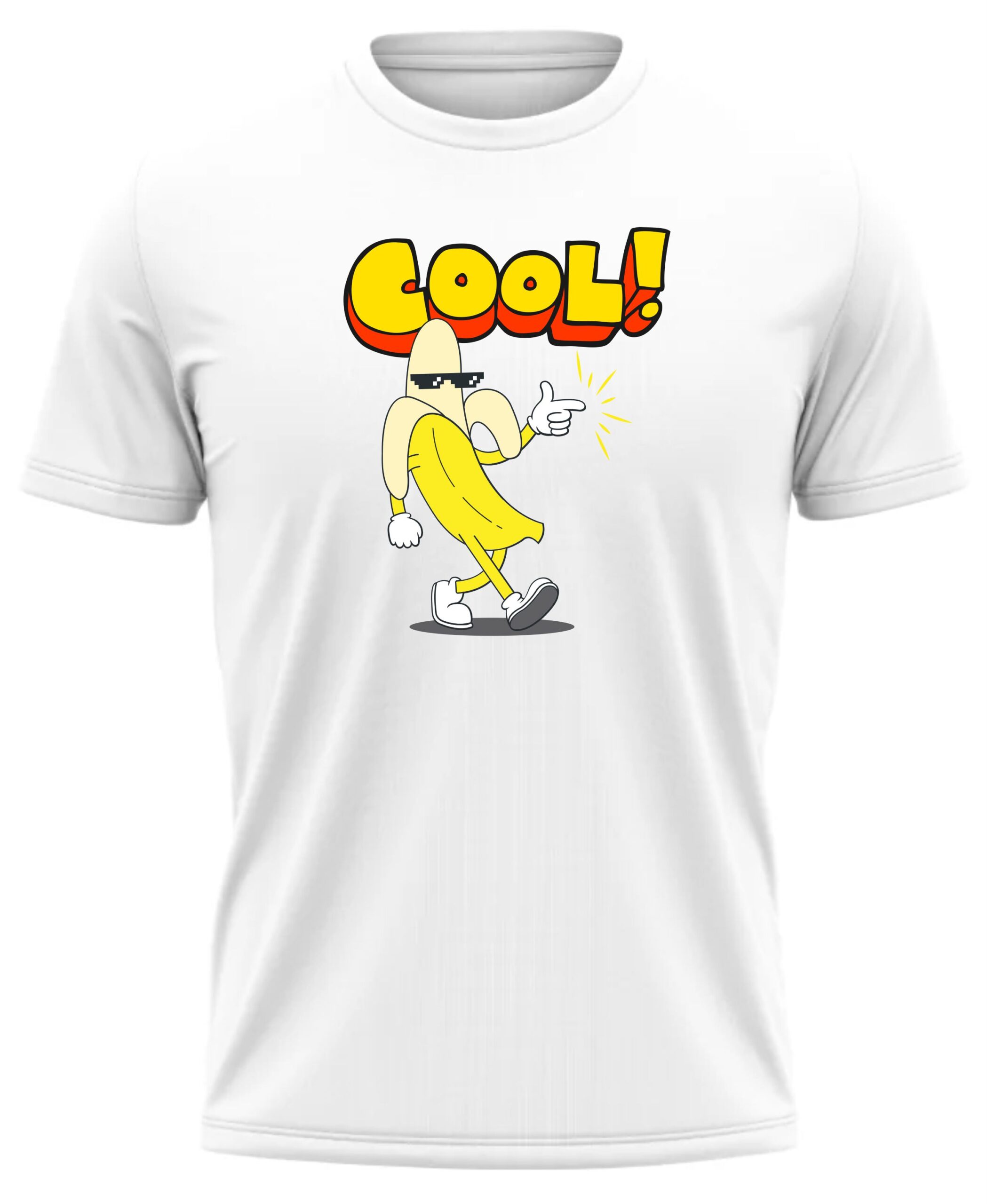 "Cool" Printed T-Shirt, Round Neck, Bio-Wash Cotton, Regular Fit for Boys/Men - Image 5