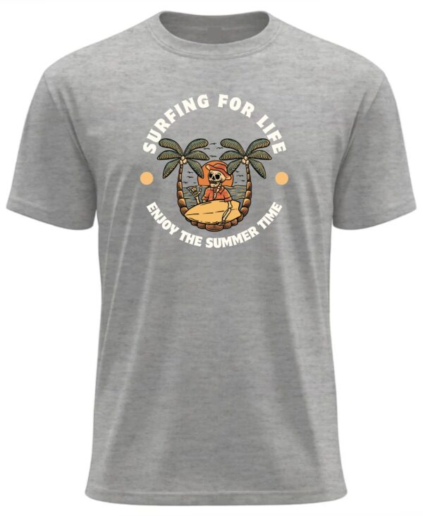 "Summer Time" Printed T-Shirt, Round Neck, Bio-Wash Cotton, Regular Fit for Boys/Men - Image 5